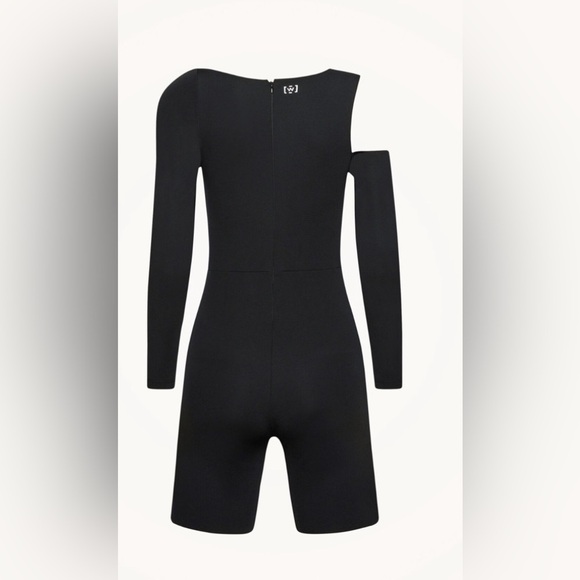 Wolford Luxury Designer Warm Up Jumpsuit NWT Size 4 Black - Picture 5 of 14